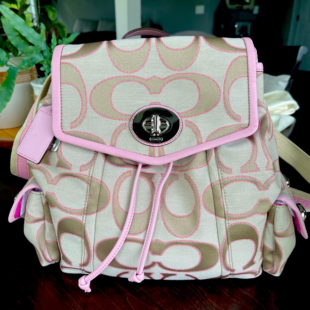 COACH Poppy Mini Backpack